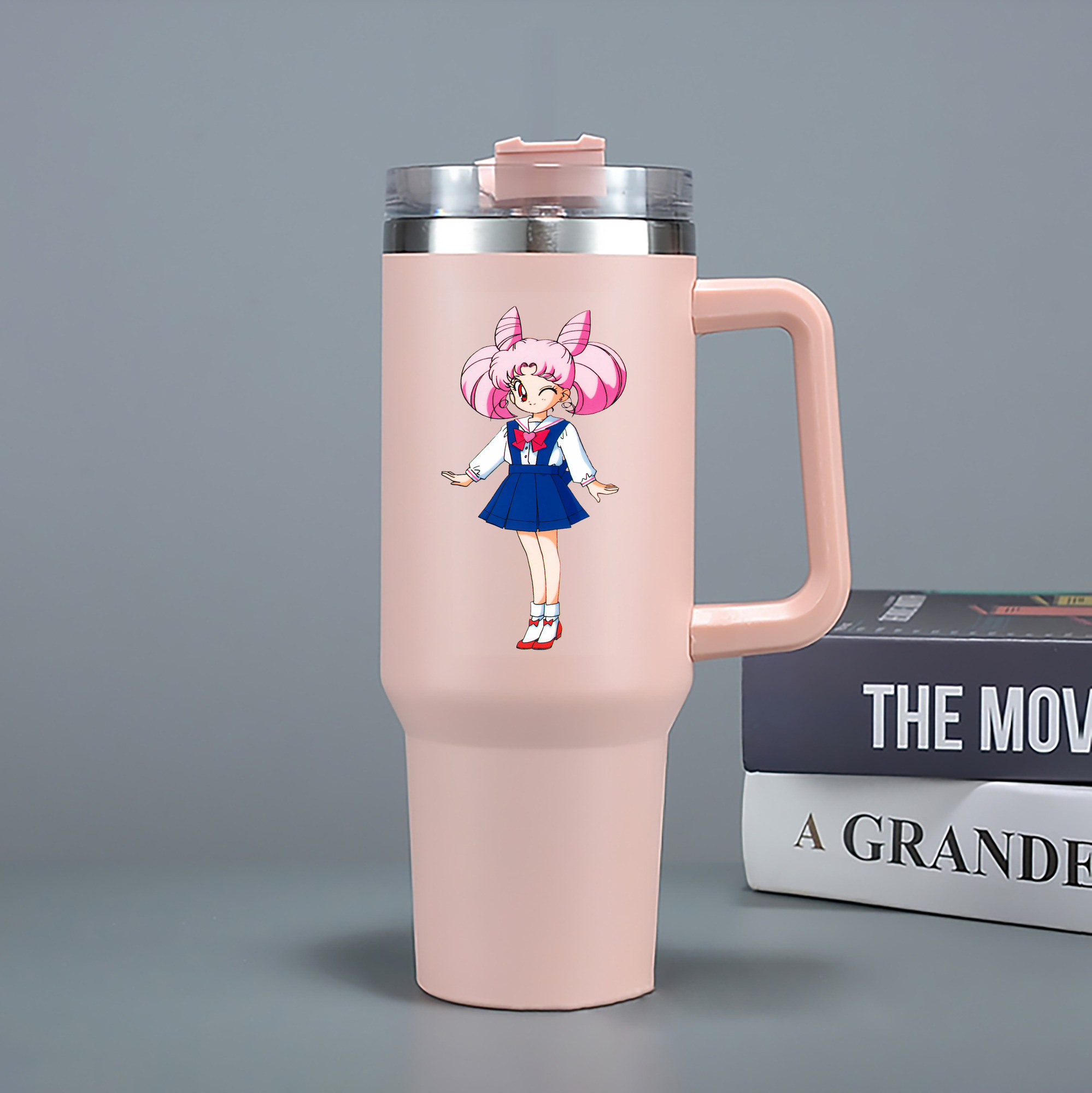 （画像用） 美少女戦士セーラームーン ちびうさ Sailor Moon Chibiusa Tsukino Usagi Small Lady Serenity 1200mL車用タンブラー（カラープリント）